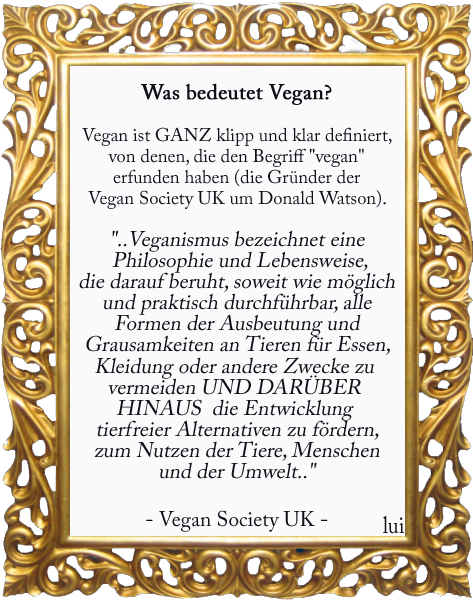 Was bedeutet VEGAN?